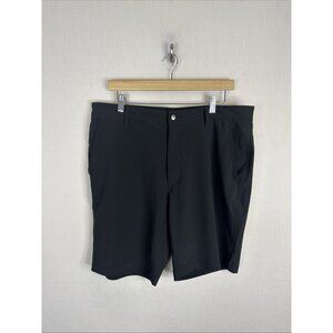 FootJoy FJ Golf Shorts 36 Black Stretch Performance Flat Front